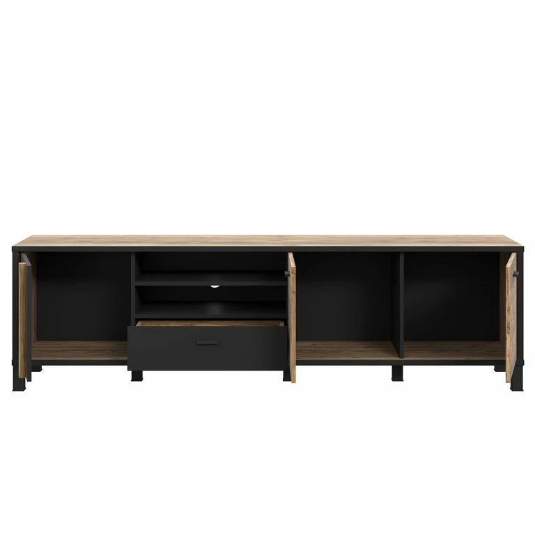 Loftscape Red Living Meuble TV Vallegrande I – Imitation épicéa