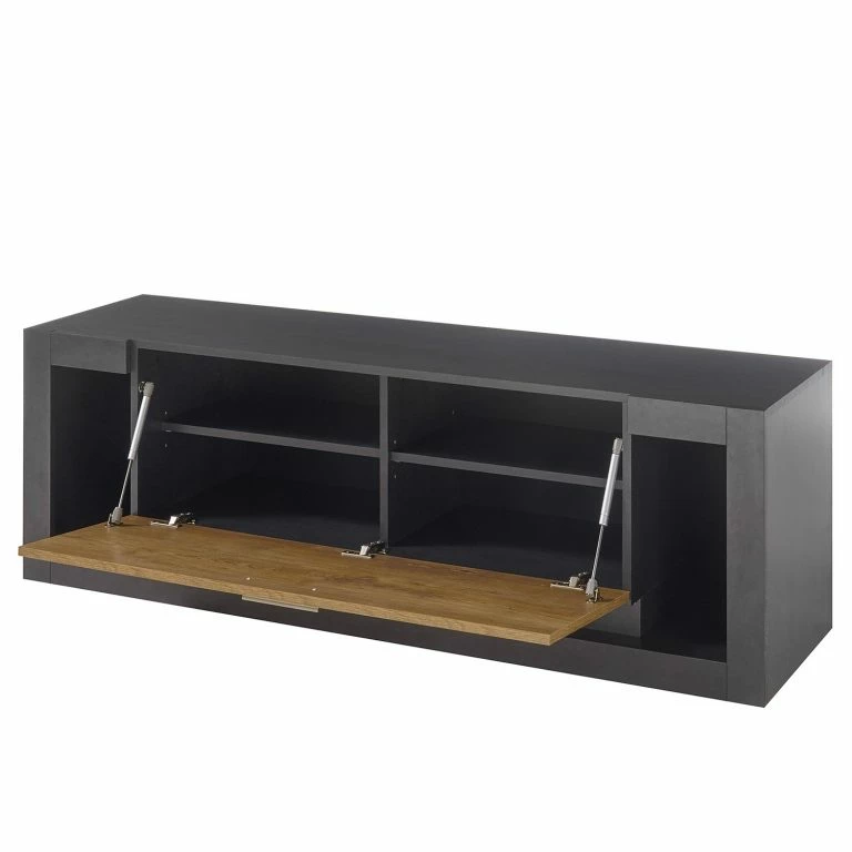 Loftscape Red Living Meubles TV Talence I – Imitation Châtaigner / Gris