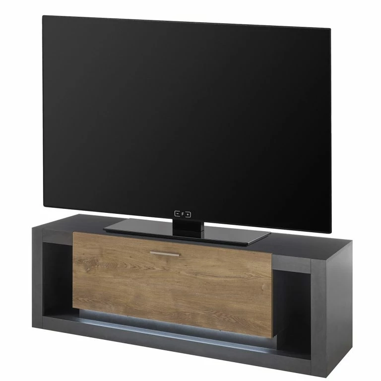 loftscape Red Living Meubles TV Talence I – Imitation châtaigner / Gris