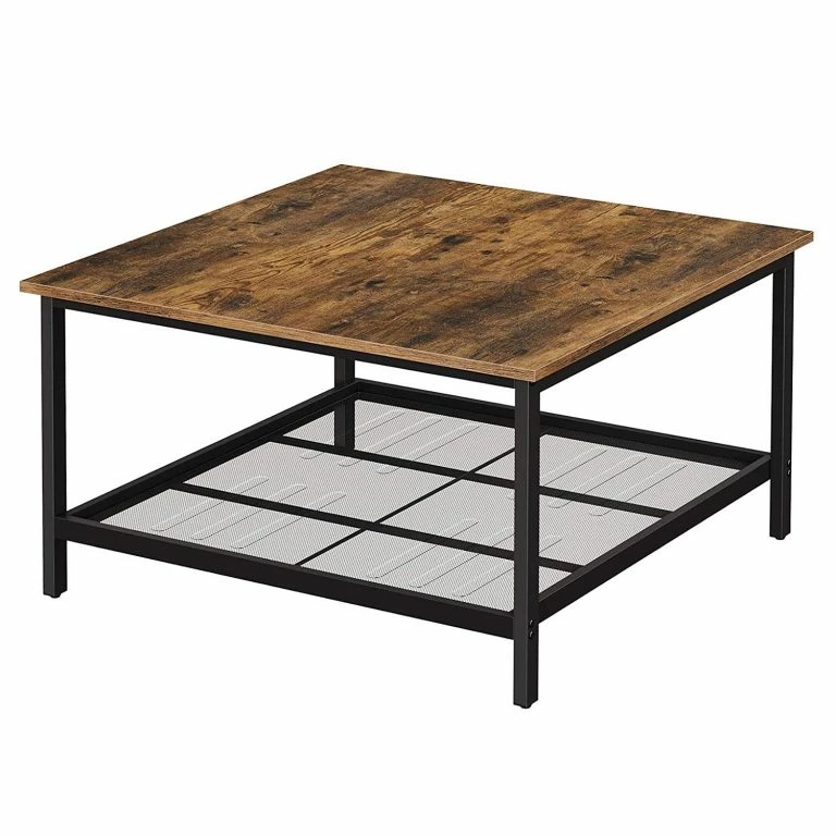 loftscape Red Living Table basse Bettyhill I – Métal – Marron / Noir