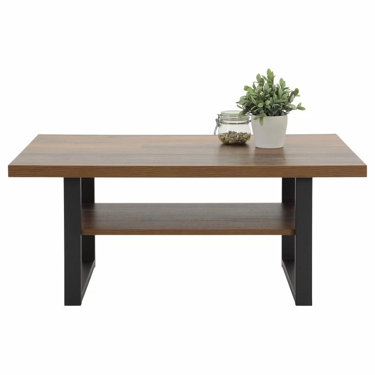 Loftscape Red Living Table Basse Champaign – Aspect Ancien / Noir