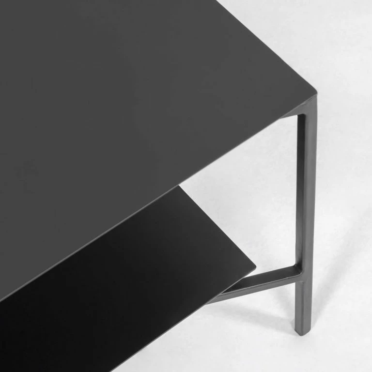 Loftscape Red Living Table Basse Cleehill – Métal – Noir