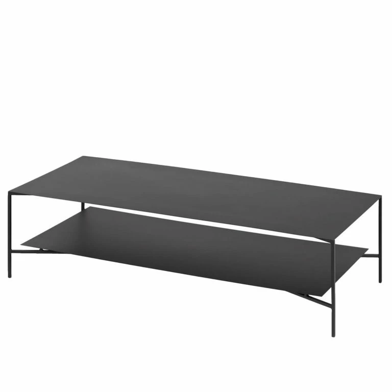 loftscape Red Living Table basse Cleehill – Métal – Noir