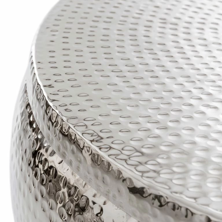 Loftscape Red Living Table Basse Conty – Métal – Argenté