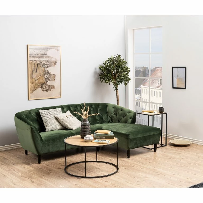 Loftscape Red Living Table Basse Coogee III – Imitation Chêne Sauvage / Noir