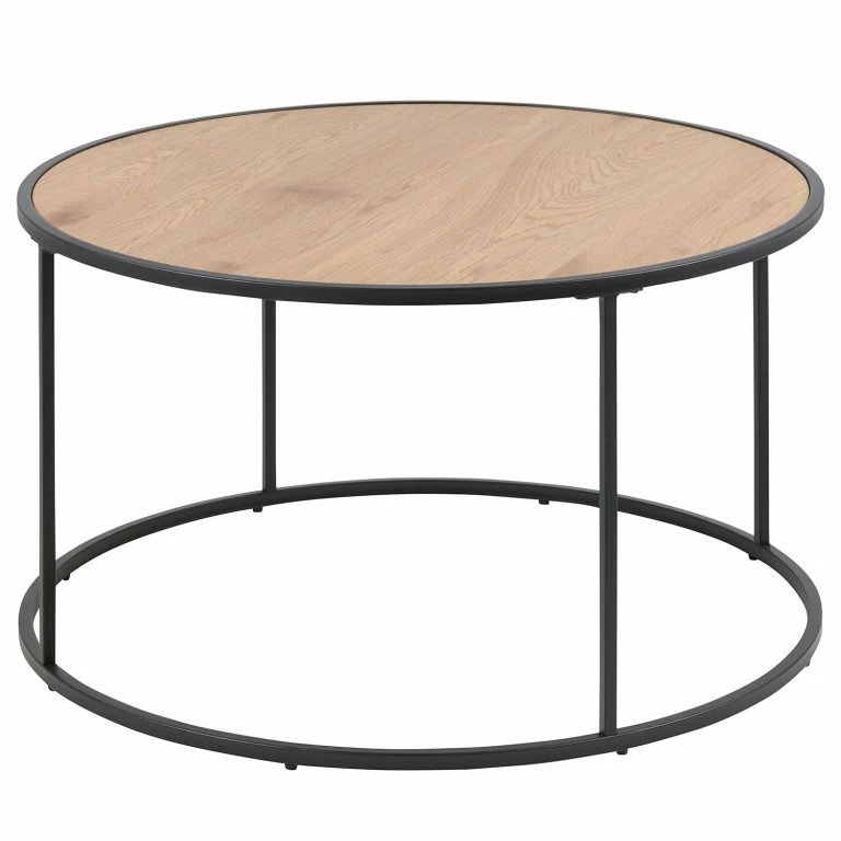 loftscape Red Living Table basse Coogee III – Imitation chêne sauvage / Noir