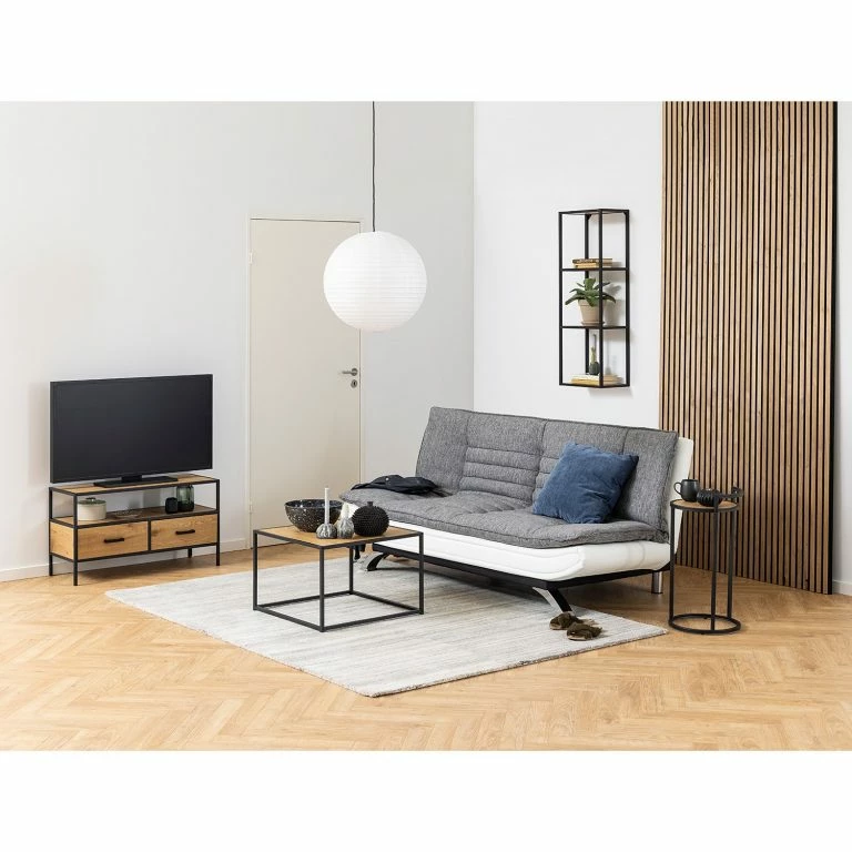 Loftscape Red Living Table Basse Coogee IV – Imitation Chêne Sauvage / Noir