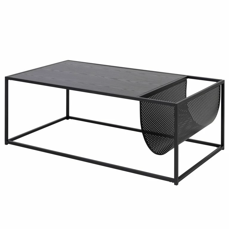 loftscape Red Living Table basse Coogee V – Imitation chêne marron-noir