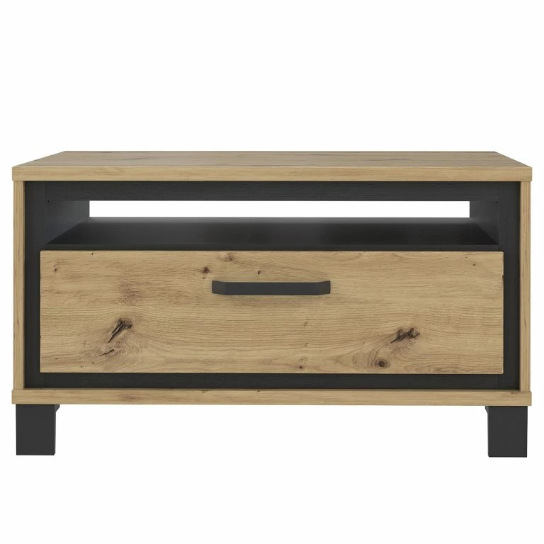 Loftscape Red Living Table Basse Egan I – Imitation Chêne Artisan / Imitation Chêne Noir