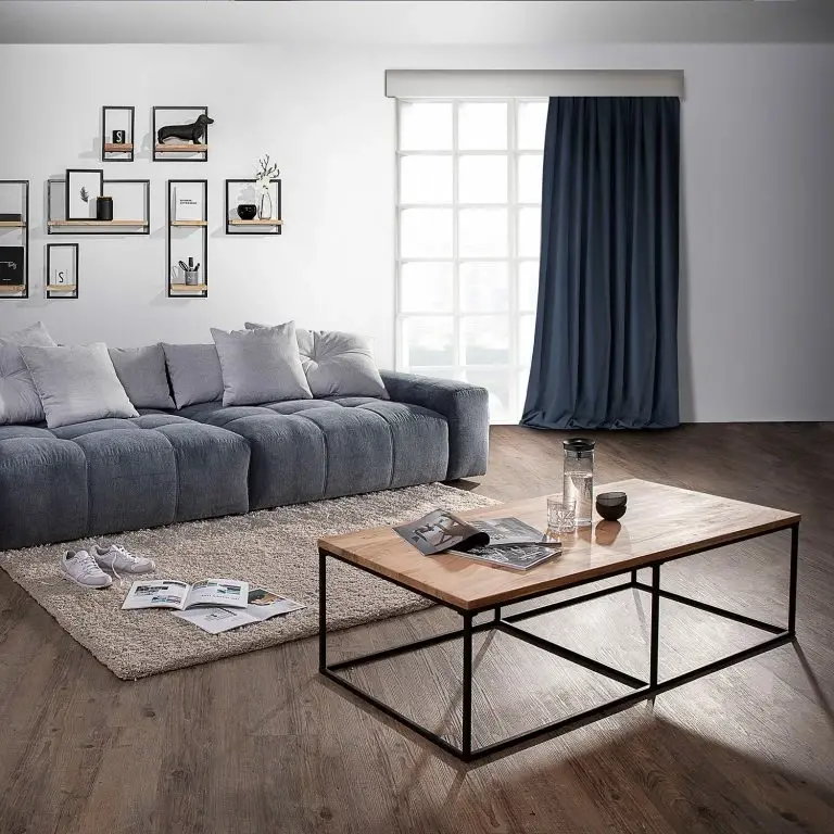 Loftscape Red Living Table Basse Fenay – Acacia Massif / Métal – Acacia / Noir