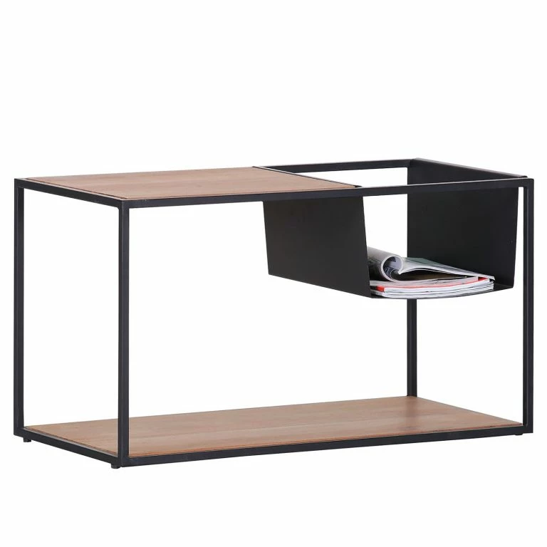 Loftscape Red Living Table Basse Fenay – Acacia Massif / Métal – Acacia / Noir