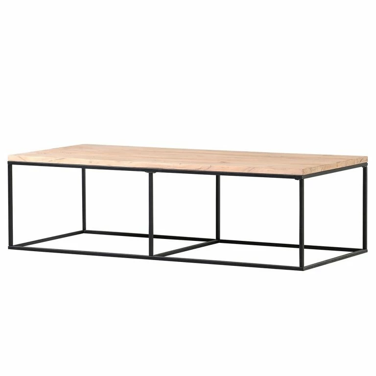 loftscape Red Living Table basse Fenay – Acacia massif / Métal – Acacia / Noir