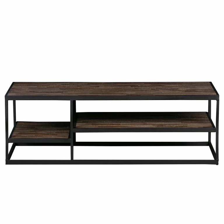 Loftscape Red Living Table Basse Filley – Teck Recyclé/ Métal – Teck / Noir
