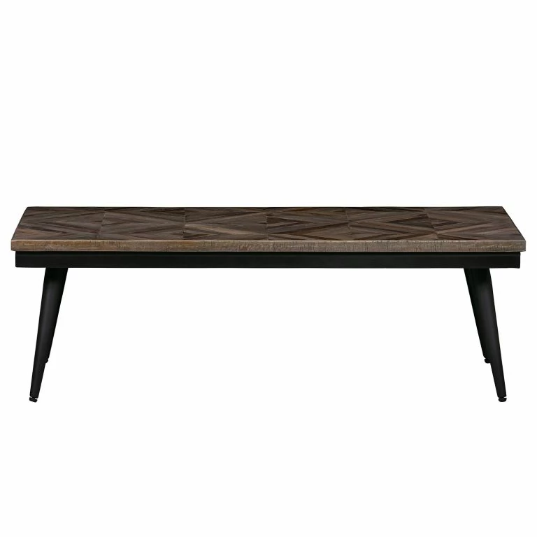 Loftscape Red Living Table Basse Hobro – Teck Massif / Métal – Teck / Noir