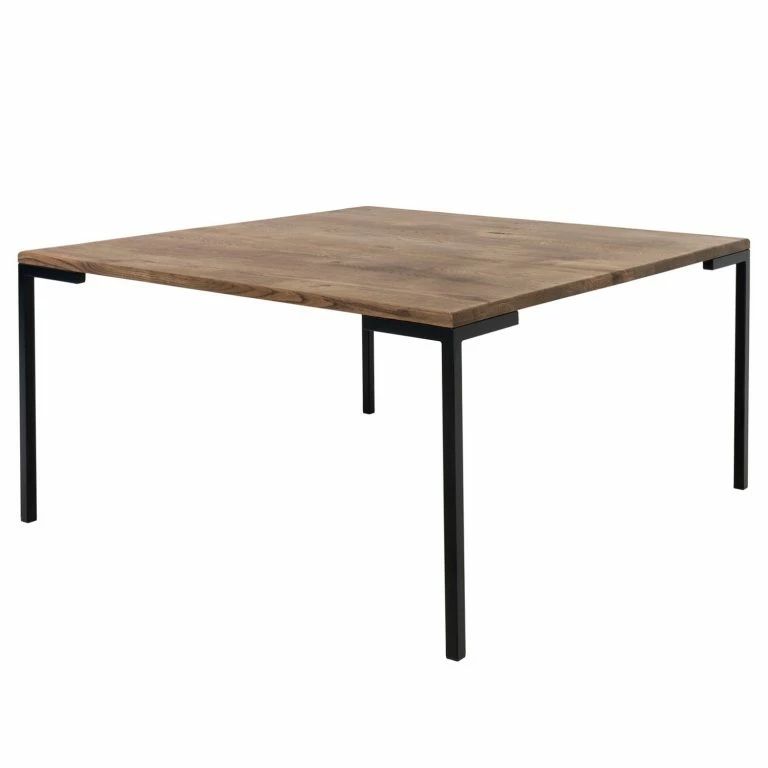 loftscape Red Living Table basse Luz II – Chêne massif / Métal – Chêne foncé