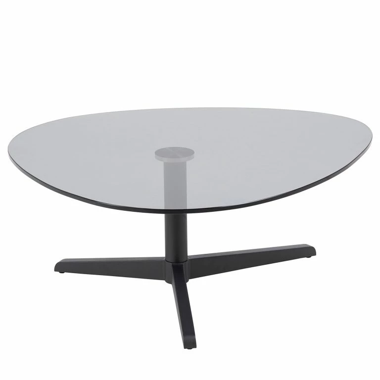 Loftscape Red Living Table Basse Mandan II – Verre / Métal – Gris / Noir