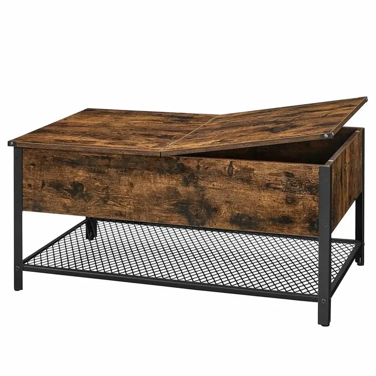 loftscape Red Living Table basse Morristown I – Marron / Noir
