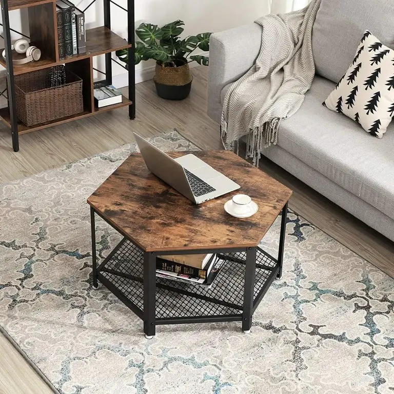 Loftscape Red Living Table Basse Morristown – Marron / Noir