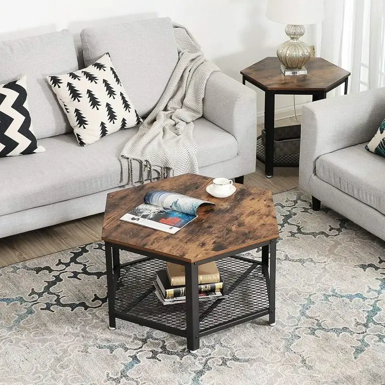 Loftscape Red Living Table Basse Morristown – Marron / Noir