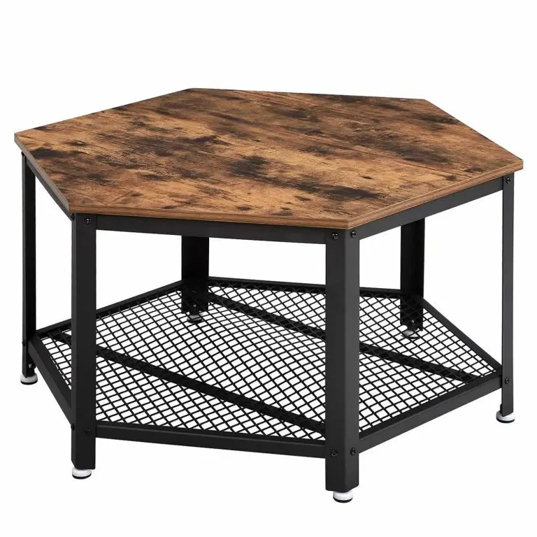 loftscape Red Living Table basse Morristown – Marron / Noir