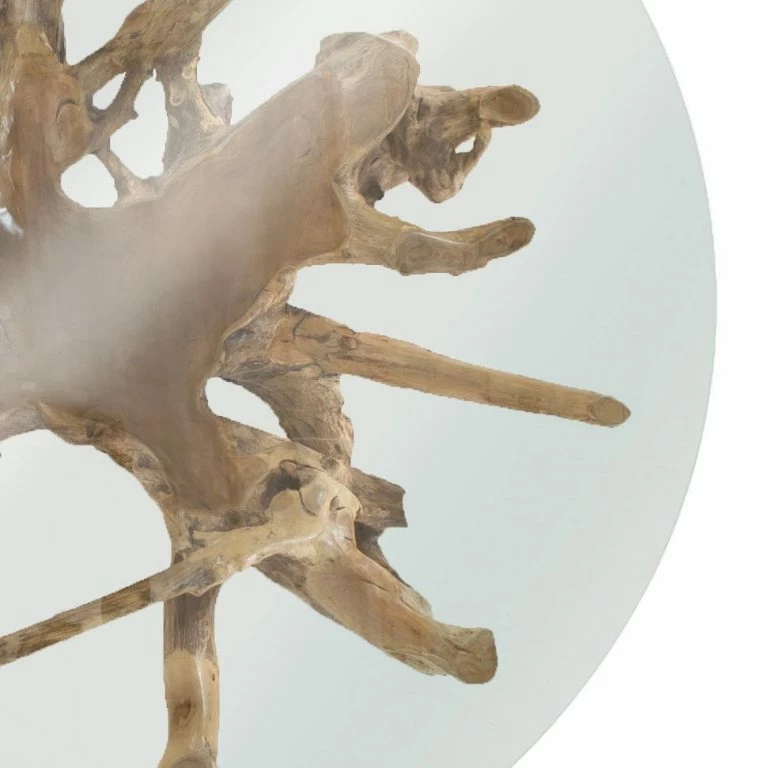 Loftscape Red Living Table Basse Nootka – Teck Massif Ancien