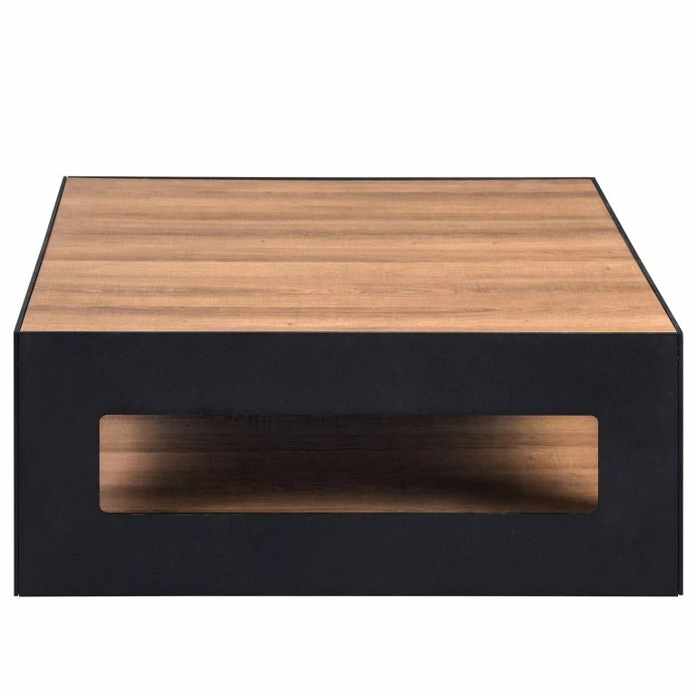 Loftscape Red Living Table Basse Pensu – Métal – Marron / Noir