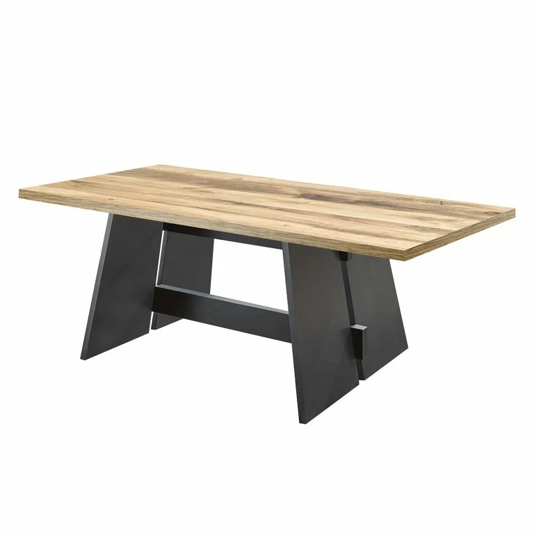 loftscape Red Living Table basse Rangeville II – Imitation chêne parqueté