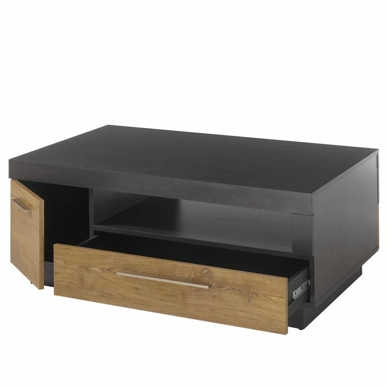 Loftscape Red Living Table Basse Talence – Imitation Châtaigner / Gris