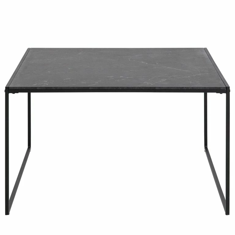 Loftscape Red Living Table Basse Utelle II – Imitation Marbre Noir / Noir