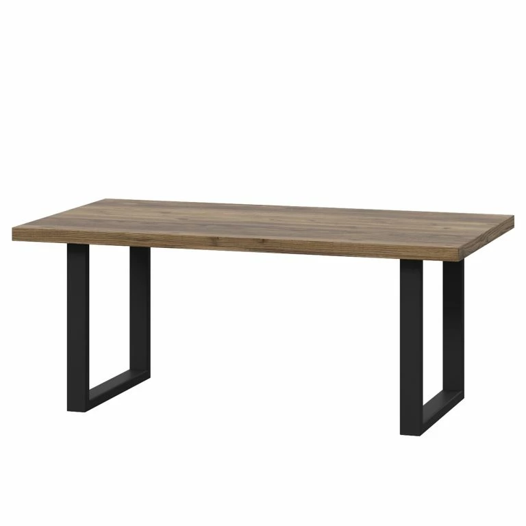 loftscape Red Living Table basse Vallegrande – Imitation pin des Alpes / Noir
