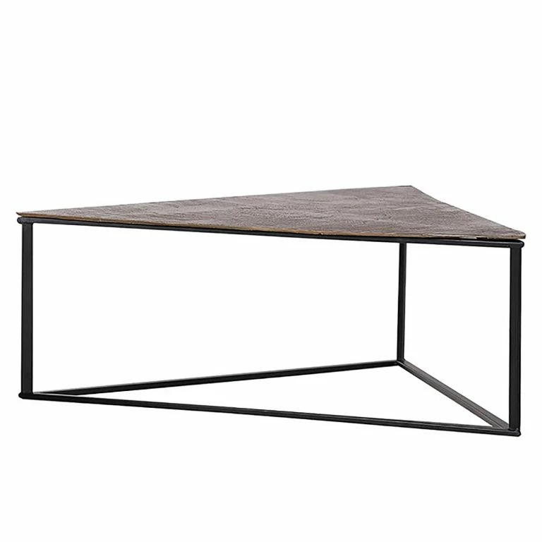 loftscape Red Living Table basse Varska II – Métal – Laiton / Noir