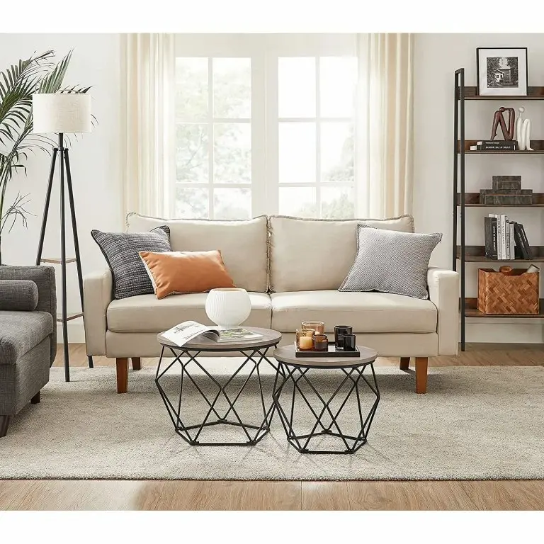 Loftscape Red Living Tables Basses Tuxford II (2 éléments) – Imitation Pin Gris