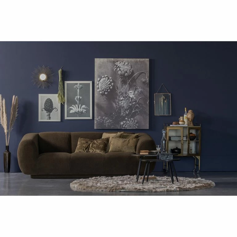 Loftscape Red Living Tables Basses Yaurel (lot De 2) – Métal – Doré Vieilli / Noir