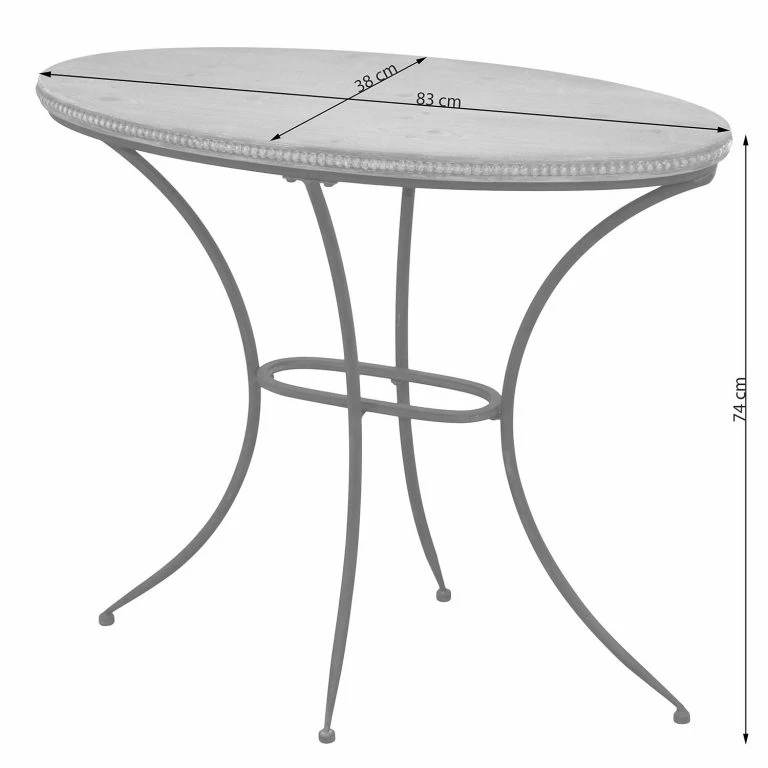 Loftscape Ridgevalley Bout De Canapé Manderfeld – Pin Massif – Pin / Noir