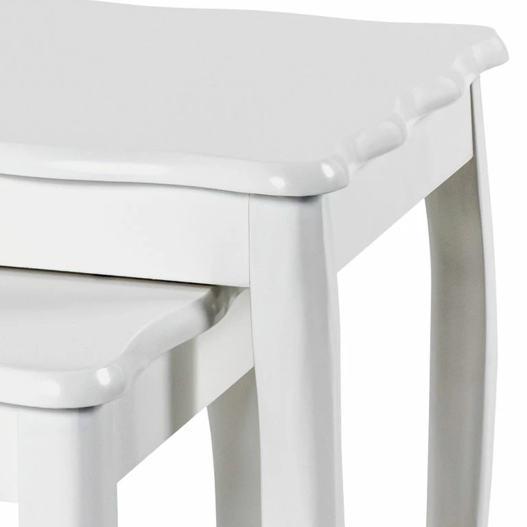 Loftscape Ridgevalley Bouts De Canapé Lysekil (lot De 2) – Partiellement En Pin Massif – Blanc