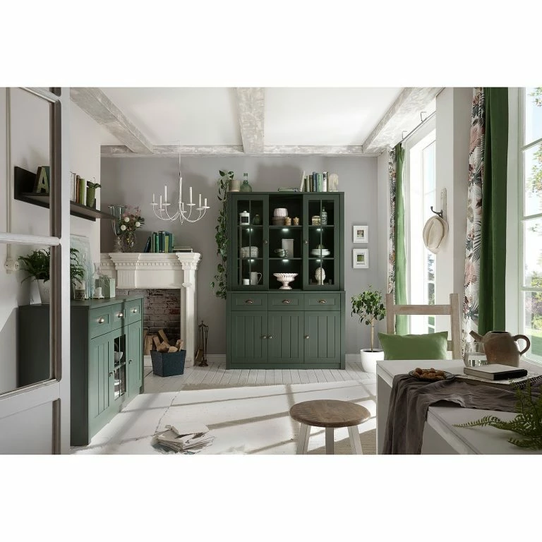 Loftscape Ridgevalley Buffet Beauville II – Vert Mousse / Doré