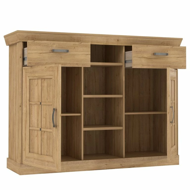 Loftscape Ridgevalley Buffet Boolamore II – Imitation Chêne