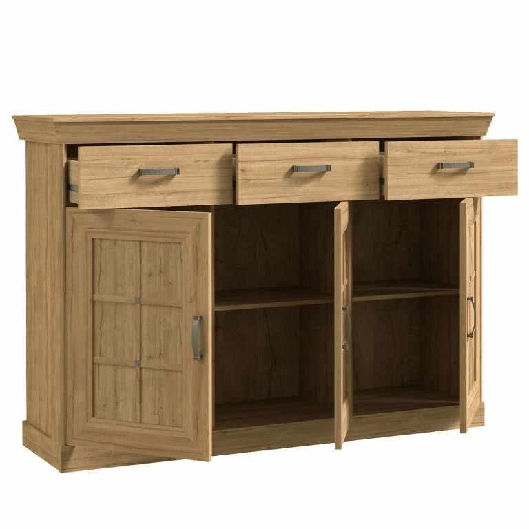 Loftscape Ridgevalley Buffet Boolamore III – Imitation Chêne