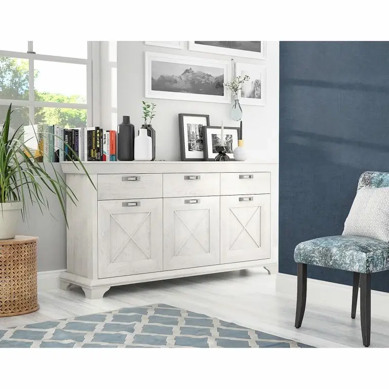 Loftscape Ridgevalley Buffet Kimbark I – Imitation Pin Blanc