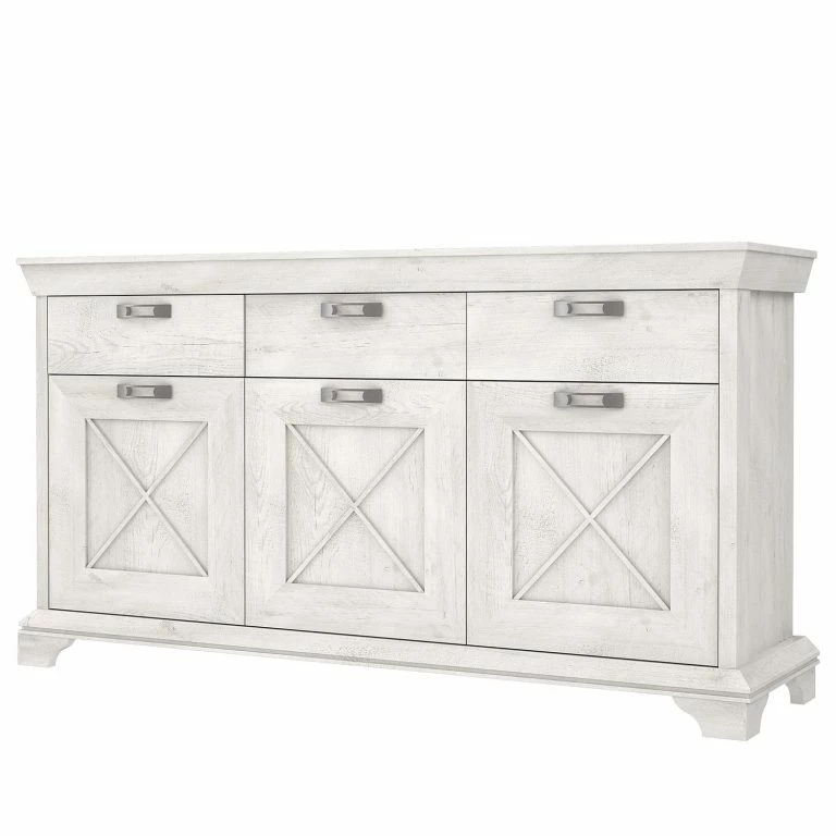 loftscape Ridgevalley Buffet Kimbark I – Imitation pin blanc