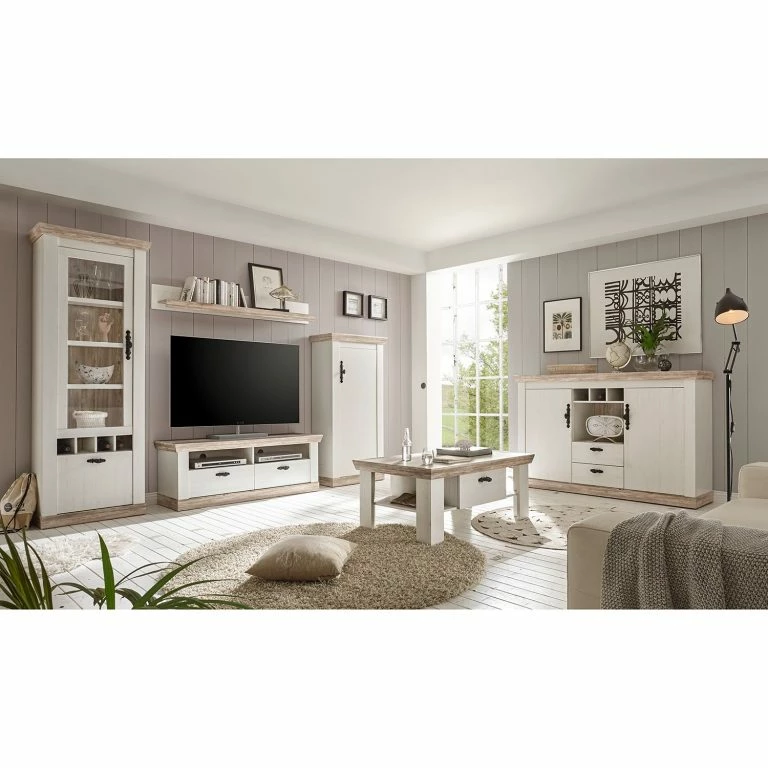 Loftscape Ridgevalley Buffet Lewk – Imitation Pin Blanc / Imitation Pin
