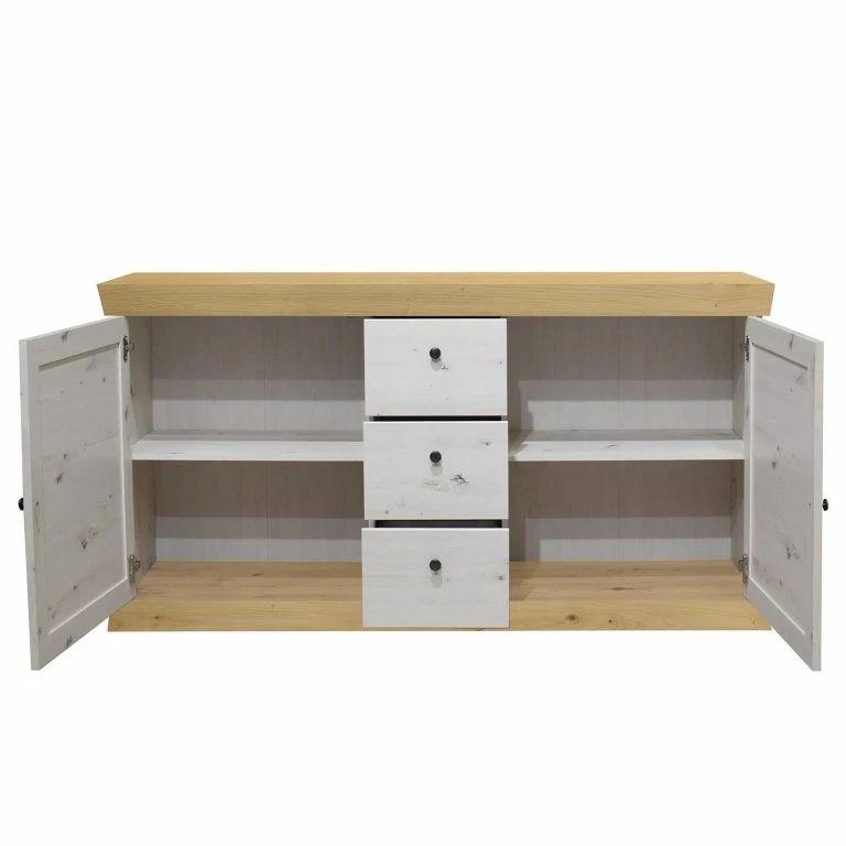 Loftscape Ridgevalley Buffet Maiossa I – Imitation Pin Blanc / Imitation Chêne De Navarra