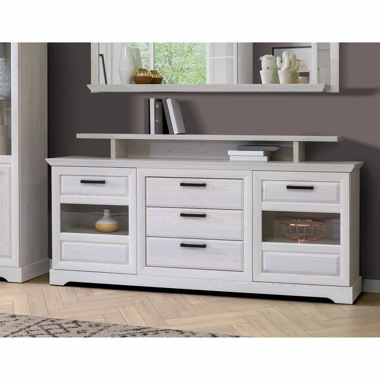 Loftscape Ridgevalley Buffet New Dessa II – Imitation Pin Blanc