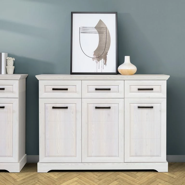 Loftscape Ridgevalley Buffet New Dessa III – Imitation Pin Blanc