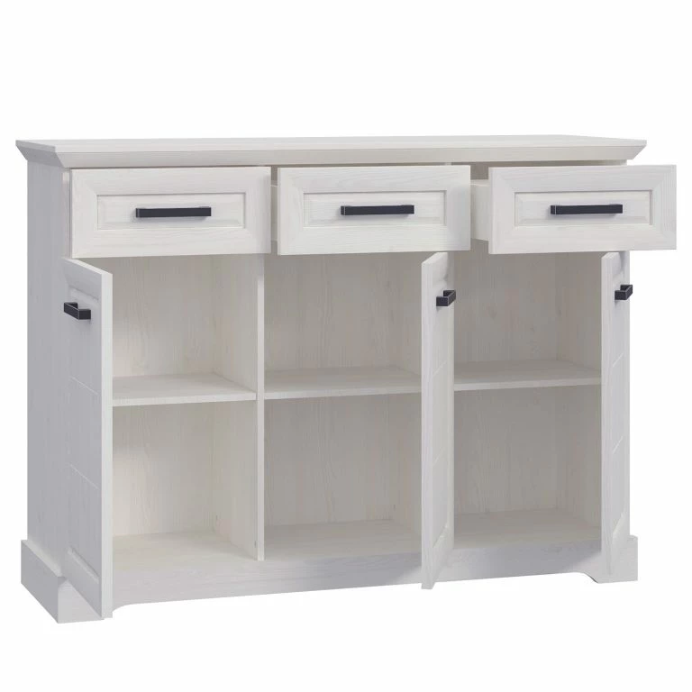 Loftscape Ridgevalley Buffet New Dessa III – Imitation Pin Blanc