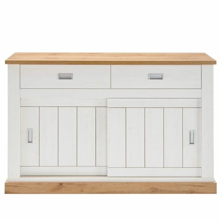 Loftscape Ridgevalley Buffet Ollezy I – Imitation Pin Blanc / Imitation Chêne Artisan