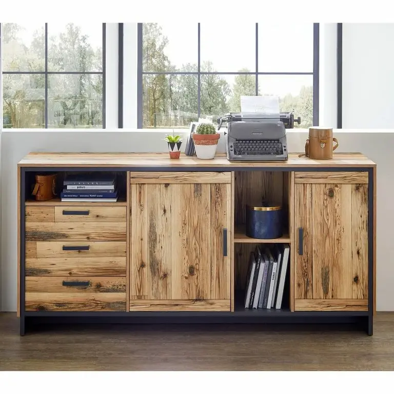 Loftscape Ridgevalley Buffet Priay – Imitation Mélèze / Graphite