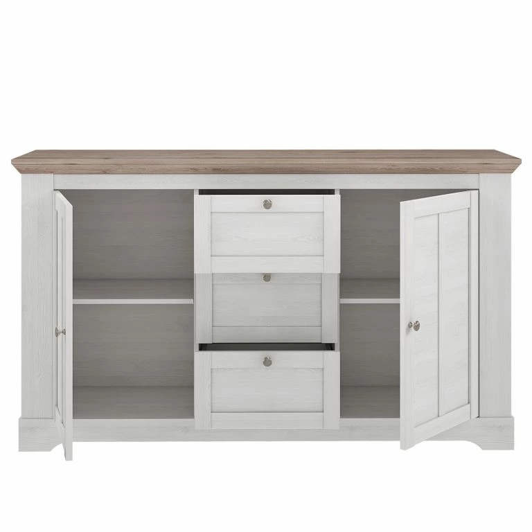 Loftscape Ridgevalley Buffet Sandvik I – Imitation Chêne Blanc / Imitation Chêne Nelson
