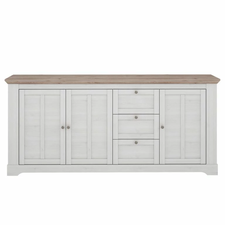 Loftscape Ridgevalley Buffet Sandvik II – Imitation Chêne Blanc / Imitation Chêne Nelson