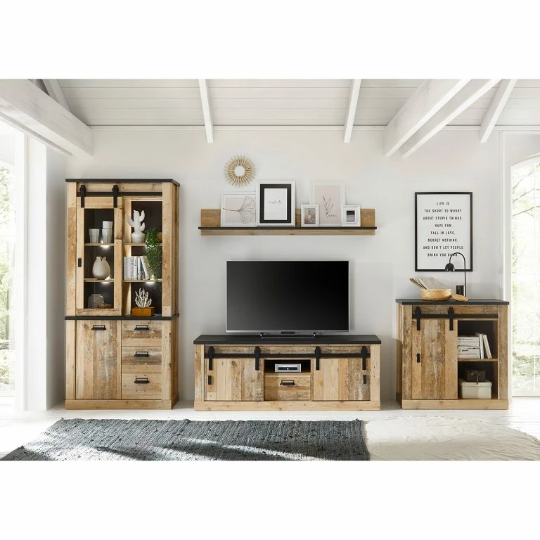 Loftscape Ridgevalley Buffet Shutter I – Imitation Chêne